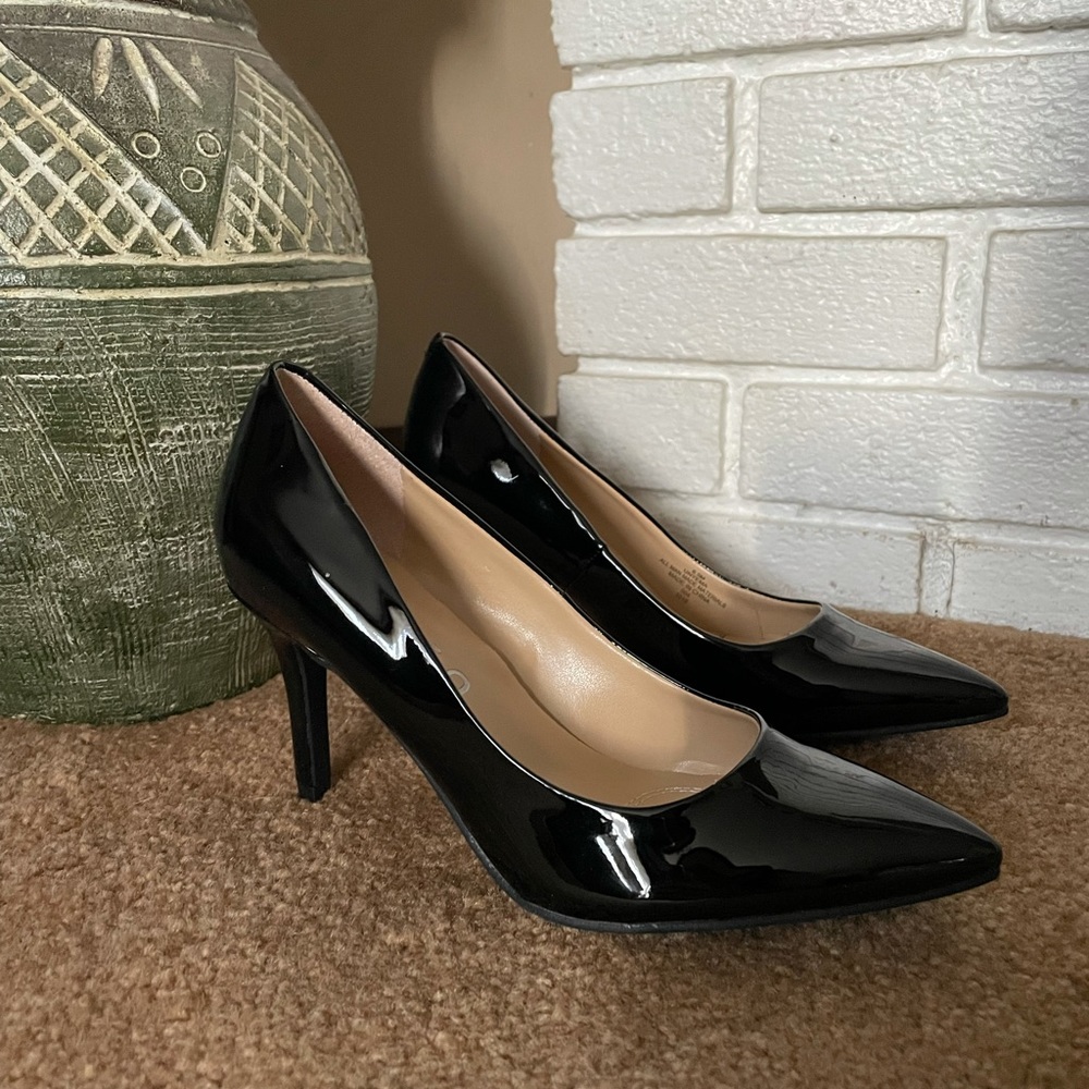 Black Patent Leather Heels